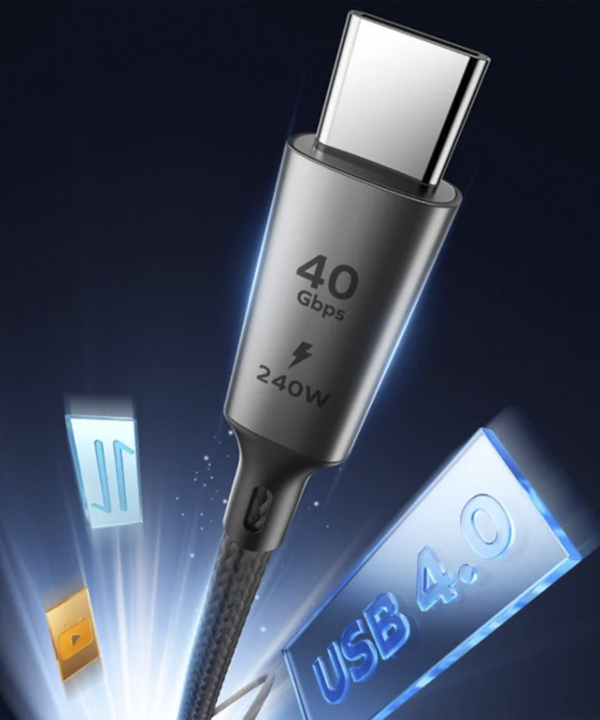 کابل 240 وات USB C USB 4 40Gbps مومکس مدل Momax Elite 240W DC39