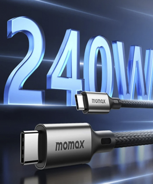 کابل 240 وات USB C USB 4 40Gbps مومکس مدل Momax Elite 240W DC39