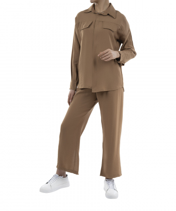 ست شومیز و شلوار زنانه نارین مد مدل 564