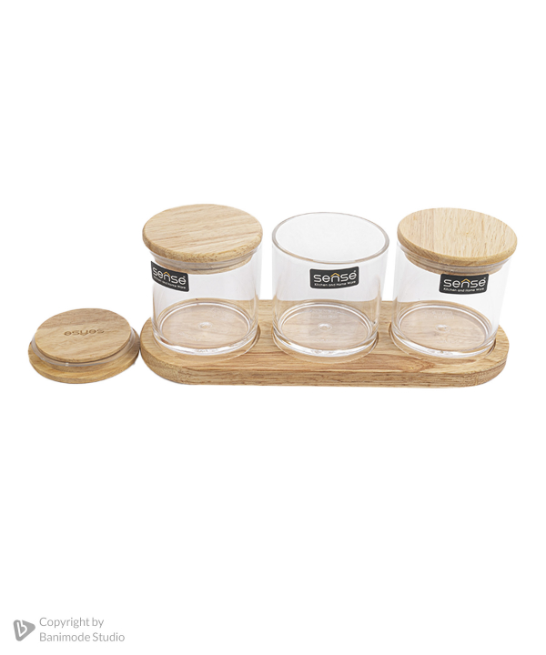 سرویس 3 پارچه ادویه گرد سنس Sense کد k03009