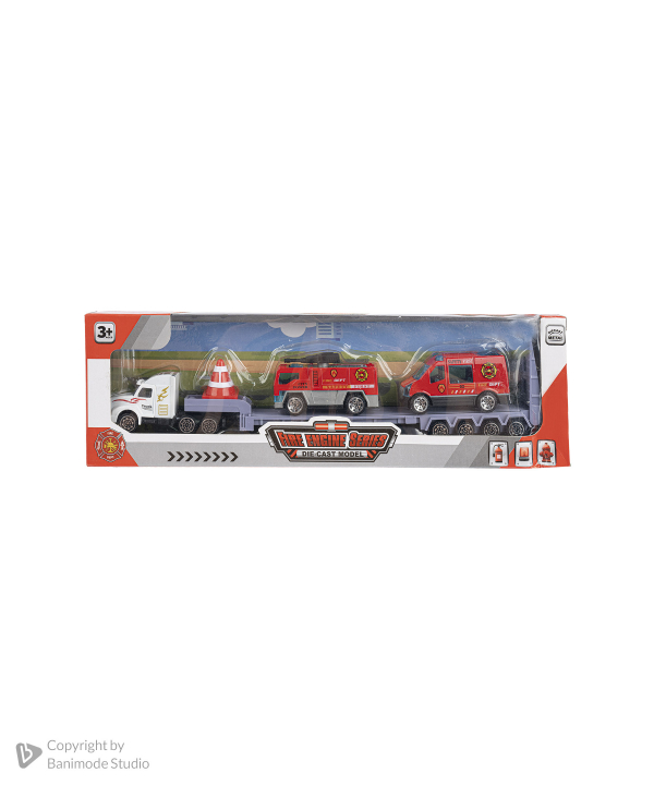 ست تریلی و خودرو آتشنشانی فلزی ناب سل Naabsell کد sa-bn269