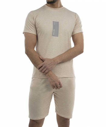 ست تیشرت و شلوارک مردانه نیل کوک Nilkouk کد BCD23