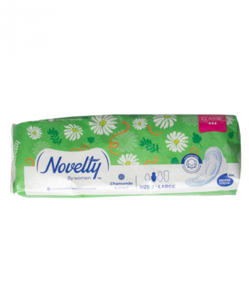 نوار بهداشتی بالدار و بسیار ضخیم ناولتی Novelty سایز 2 بسته 10عددی