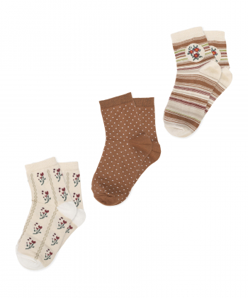 جوراب ساق بلند زنانه کوتون مدل 5WAK80145AA بسته 3 عددی