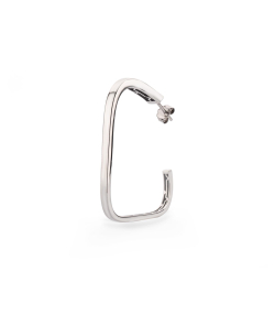 گوشواره شأن بزرگ تک کریستال نقره درسا جواهر Dorsa Jewelry کد58941