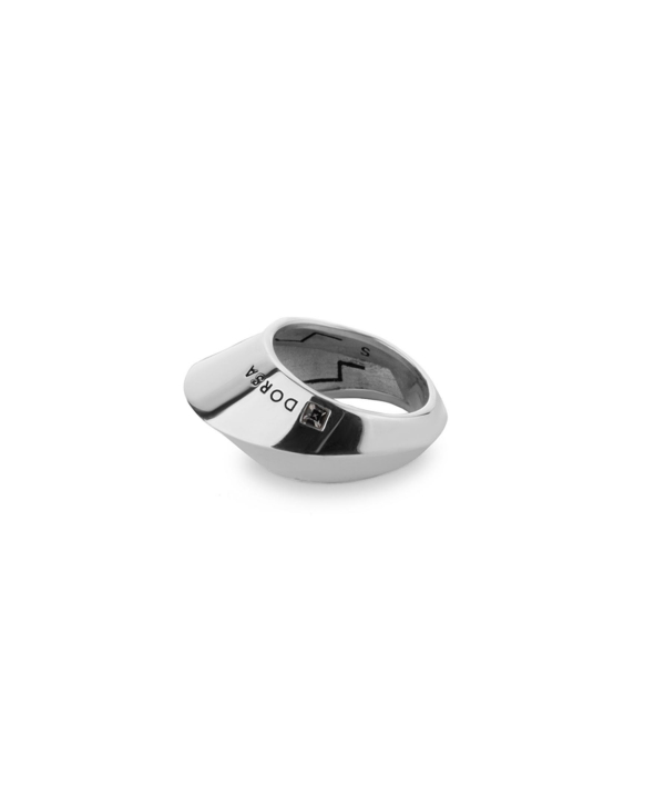 انگشتر دیودال بیضی نقره سایز S درسا جواهر Dorsa Jewelry کد59619