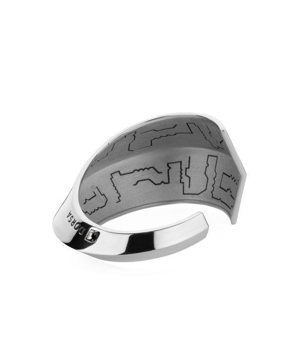 دستبند دیودال بیضی نقره سایز S درسا جواهر Dorsa Jewelry کد59641