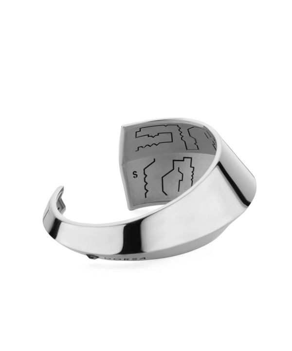 دستبند دیودال بیضی نقره سایز S درسا جواهر Dorsa Jewelry کد59641