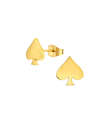 گوشواره طرح پیک قو طلایی Qooe Talaee کد E055620
