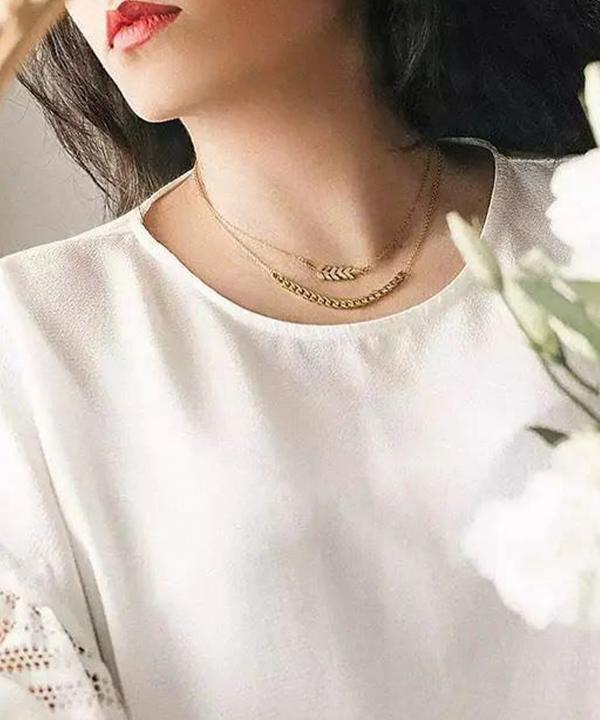 گردنبند طرح کارتیر فلامینگو رسا قو طلایی Qooe Talaee کد N036138