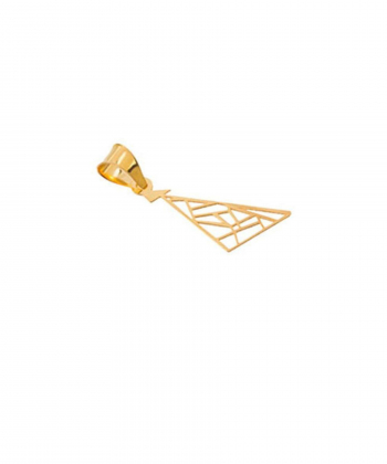پلاک طرح مثلث هندسی قو طلایی Qooe Talaee کد P049985