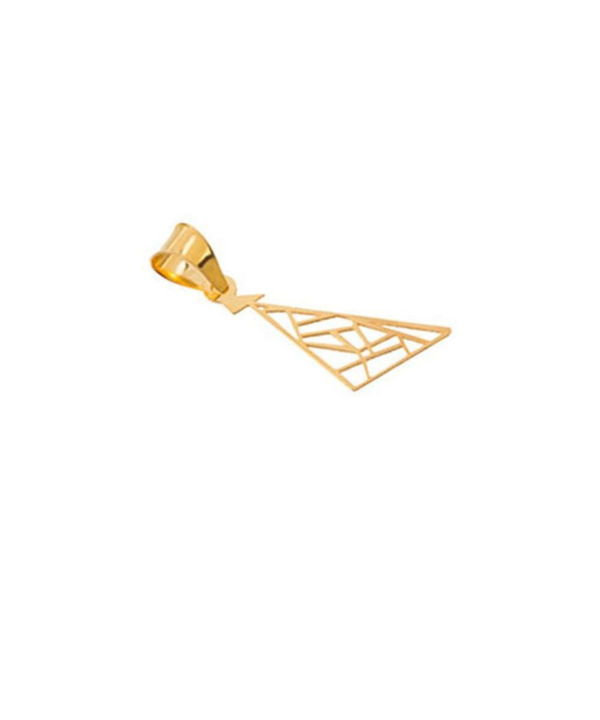 پلاک طرح مثلث هندسی قو طلایی Qooe Talaee کد P049985