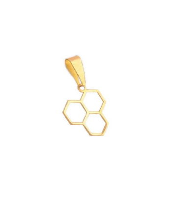 پلاک طرح لانه زنبوری ساده قو طلایی Qooe Talaee کد P025502