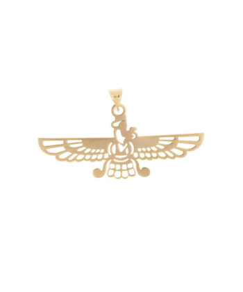 پلاک طرح فروهر خالی قو طلایی Qooe Talaee کد P009312