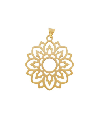 پلاک زنانه اسلیمی کنگره ای قو طلایی Qooe Talaee کد P003461