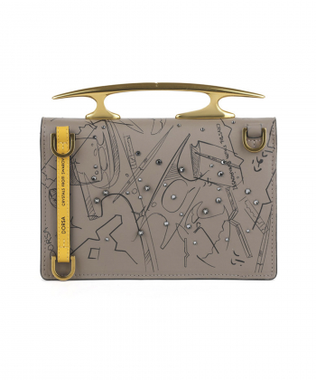 کیف دوشی چرم طبیعی زنانه درسا مدل 4679