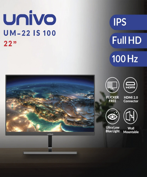 مانیتور 22 اینچ UNIVO مدل UM-22 IS 100