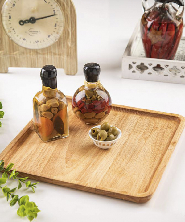 سینی چوبی مربع متوسط گلدن هوم Golden Home کد 1078-1