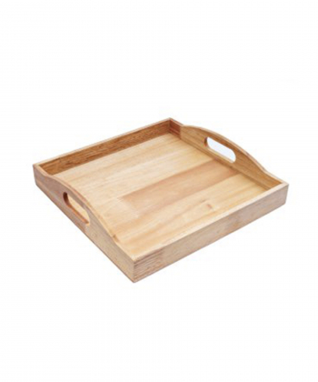 سینی چوبی بزرگ رابر گلدن هوم Golden Home مدل مربع 4002L