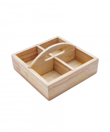 آجیل خوری کوچک چوب رابر گلدن هوم Golden Home کد 4016s