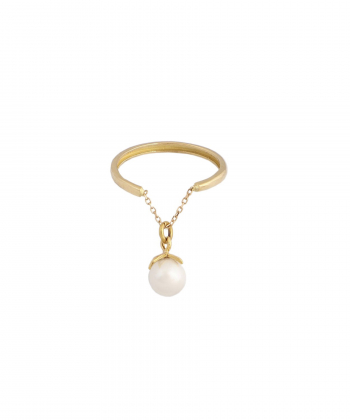 انگشتر طلا مروارید میوگلد Mio Gold کد R715