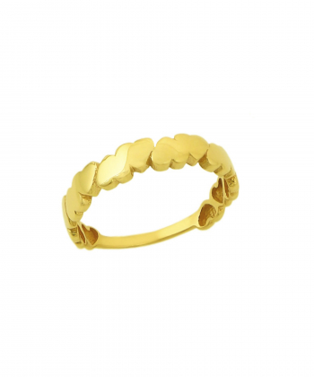 انگشتر طلا قلب میوگلد Mio Gold کد R1031