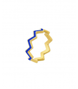 انگشتر طلا زیگراگ میوگلد Mio Gold کد R1157