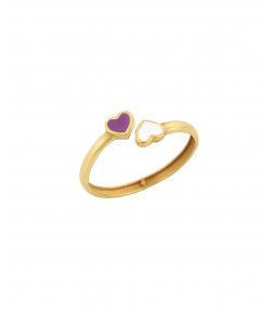 انگشتر طلا قلب میوگلد Mio Gold کد R1299