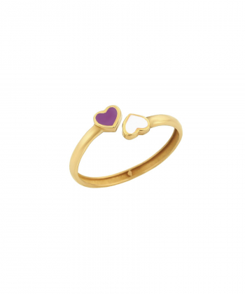 انگشتر طلا قلب میوگلد Mio Gold کد R1299