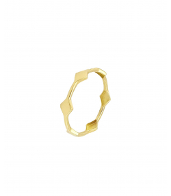 انگشتر طلا لوزی میوگلد Mio Gold کد R1408
