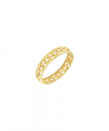 انگشتر طلا حصیری میوگلد Mio Gold کد R1465