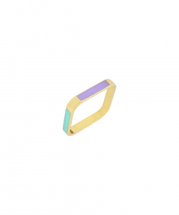 انگشتر طلا مربع میوگلد Mio Gold کد R1470
