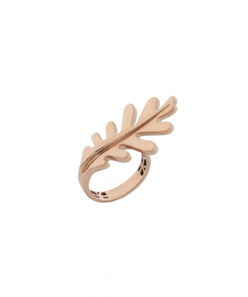 انگشتر طلا برگ میوگلد Mio Gold کد R1521