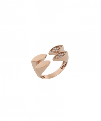 انگشتر طلا گل میوگلد Mio Gold کد R1537