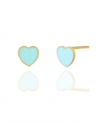 گوشواره طلا قلب میوگلد Mio Gold کد E953