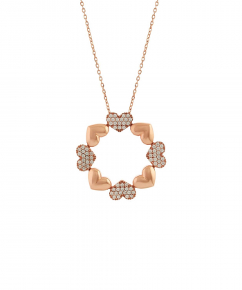 گردنبند طلا قلب میوگلد Mio Gold کد NC1573