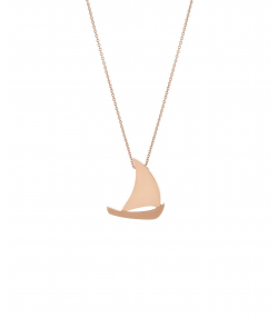 گردنبند طلا قایق میوگلد Mio Gold کد NC1563