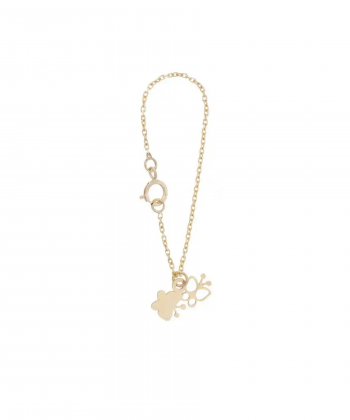 آویز ساعت طرح پروانه پر و خالی قو طلایی Qooe Talaee کد A017616