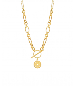 گردنبند طلا گل میوگلد Mio Gold کد NC1616