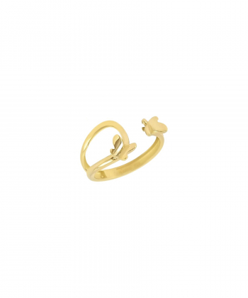 انگشتر طلا پروانه میوگلد Mio Gold کد R2295