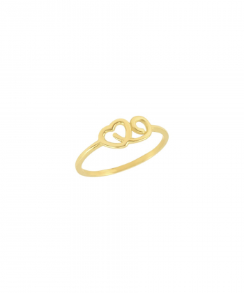 انگشتر طلا قلب میوگلد Mio Gold کد R2306
