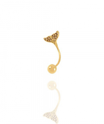 پیرسینگ طلا ناف دم نهنگ میوگلد Mio Gold کد E1566