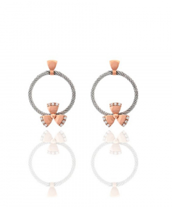 گوشواره طلا گل میوگلد Mio Gold کد E1463