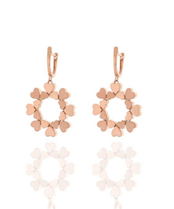 گوشواره طلا قلب میوگلد Mio Gold کد E1460