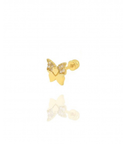 پیرسینگ طلا پروانه میوگلد Mio Gold کد E1565