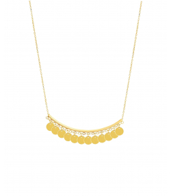 گردنبند طلا پولکی ریز میوگلد Mio Gold کد NC1643