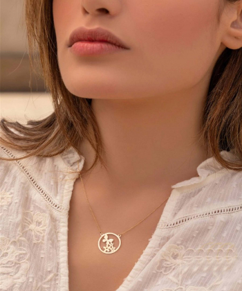 گردنبند طلا پروانه میوگلد Mio Gold کد NC957