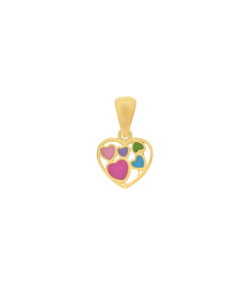 پلاک طلا قلب میوگلد Mio Gold کد N2253