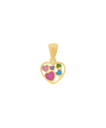 پلاک طلا قلب میوگلد Mio Gold کد N2253