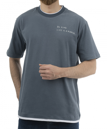 تیشرت آستین کوتاه مردانه ادورا مدل AM-AD-15242453